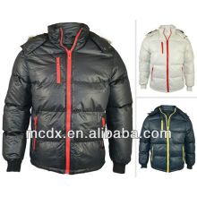 goose down feather jacket for men